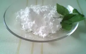 Pearl Powder on a Plate